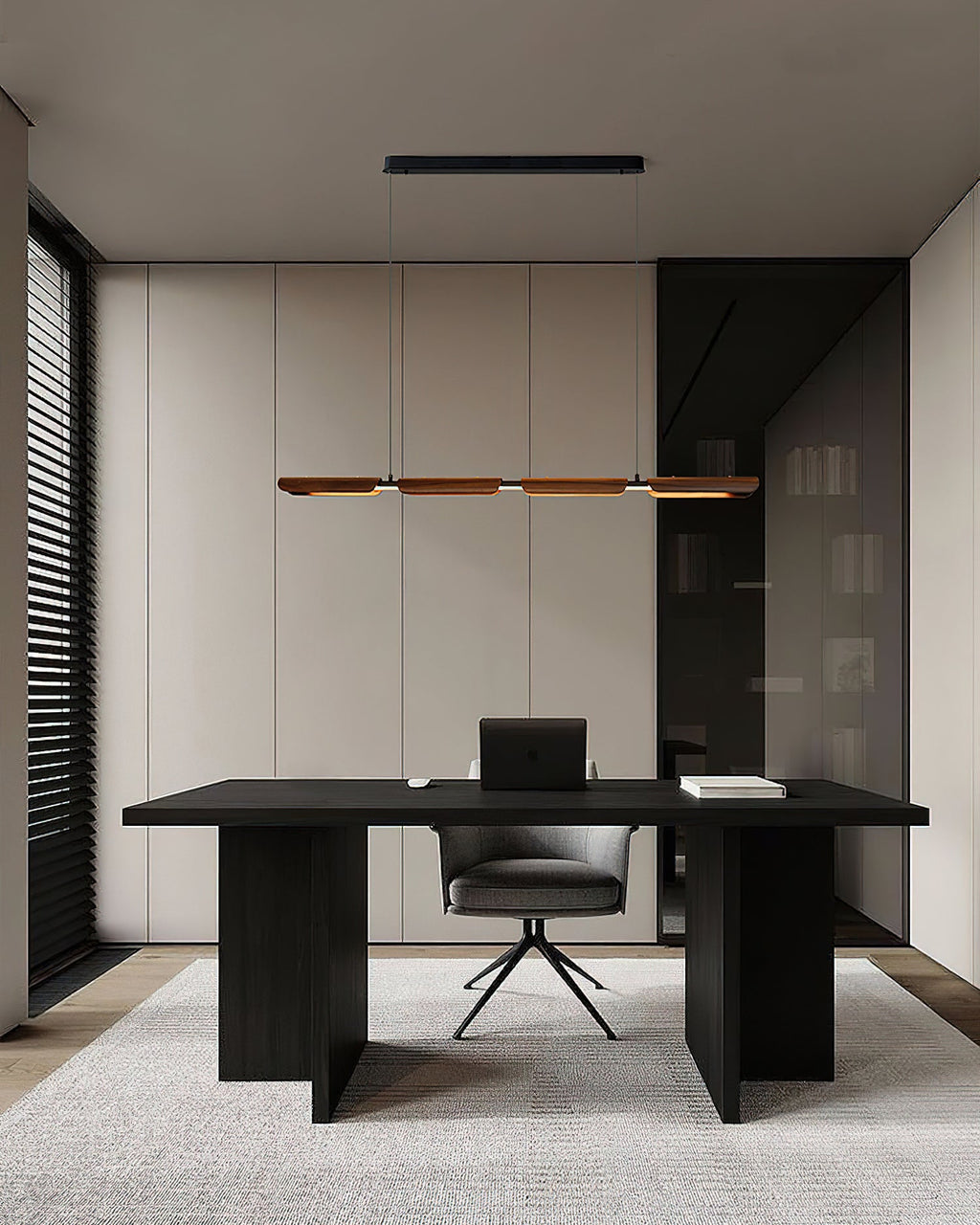 Strata Wood Chandelier