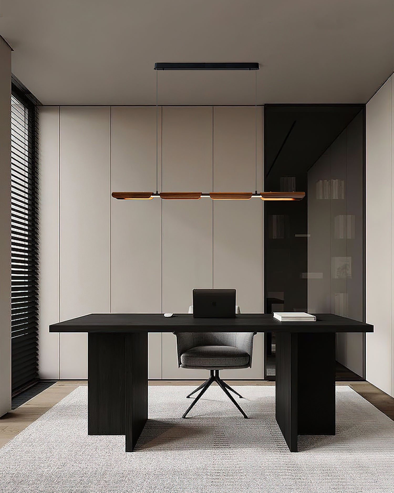 Strata Wood Chandelier