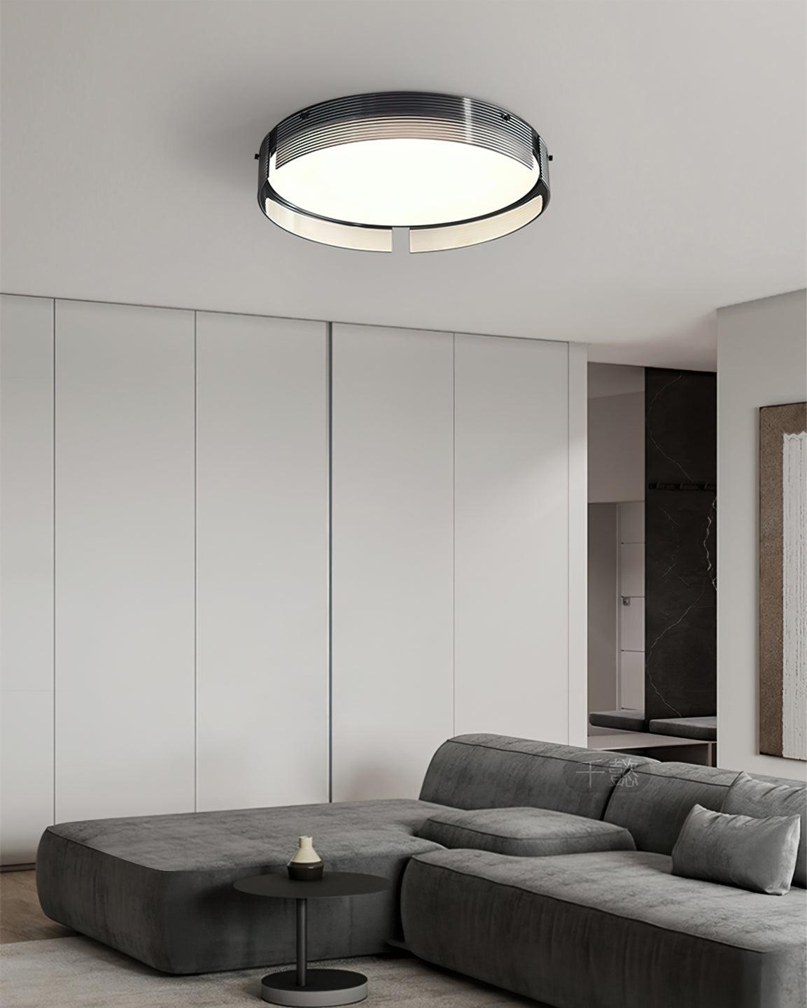 Stripe Brass Ceiling Lamp