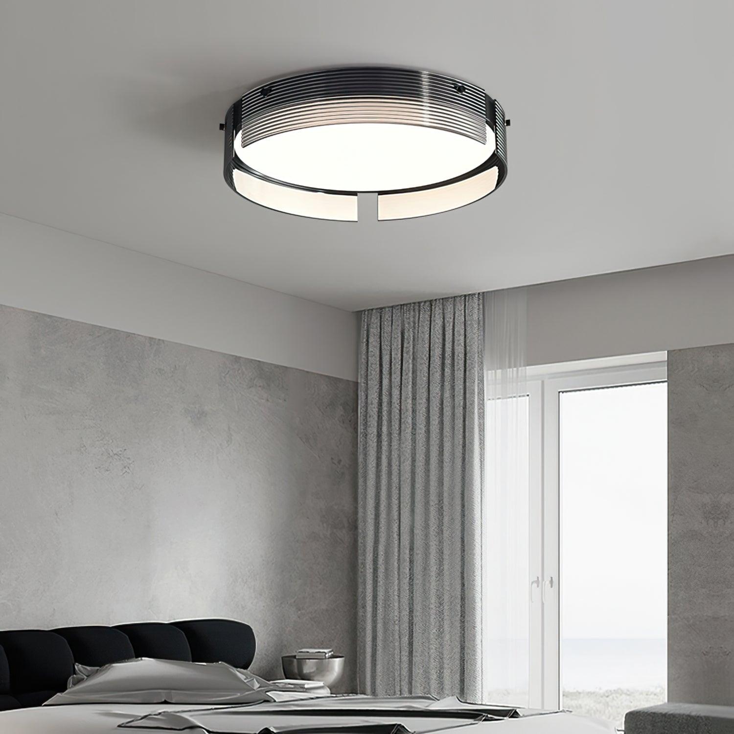 Stripe Brass Ceiling Lamp