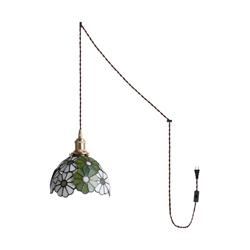 Suka Floral Plug In Pendant Lamp