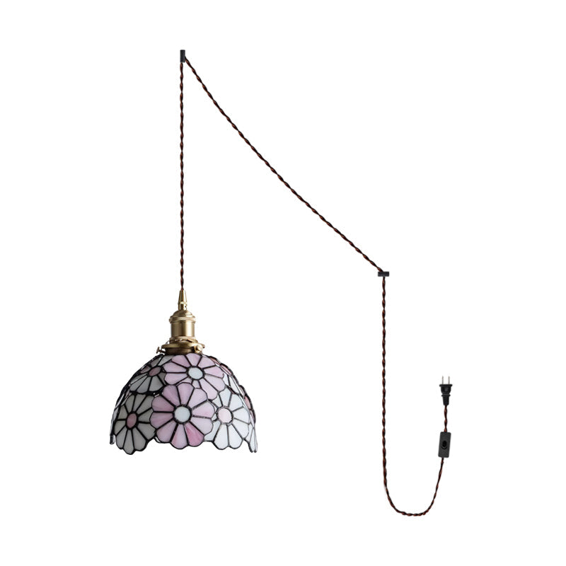 Suka Floral Plug In Pendant Lamp