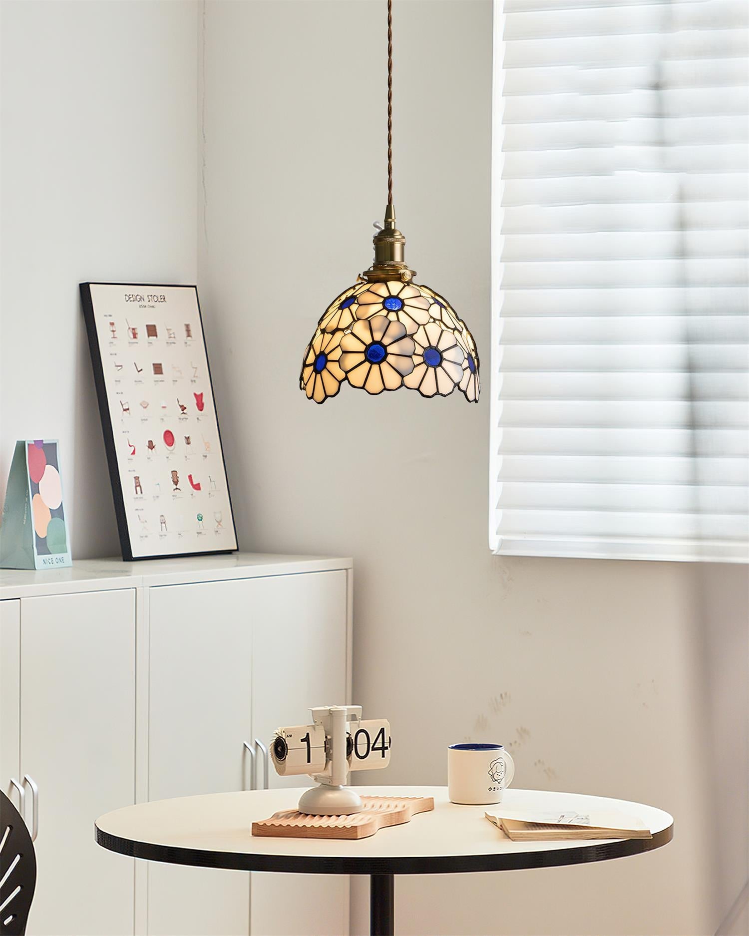 Suka Floral Plug In Pendant Lamp