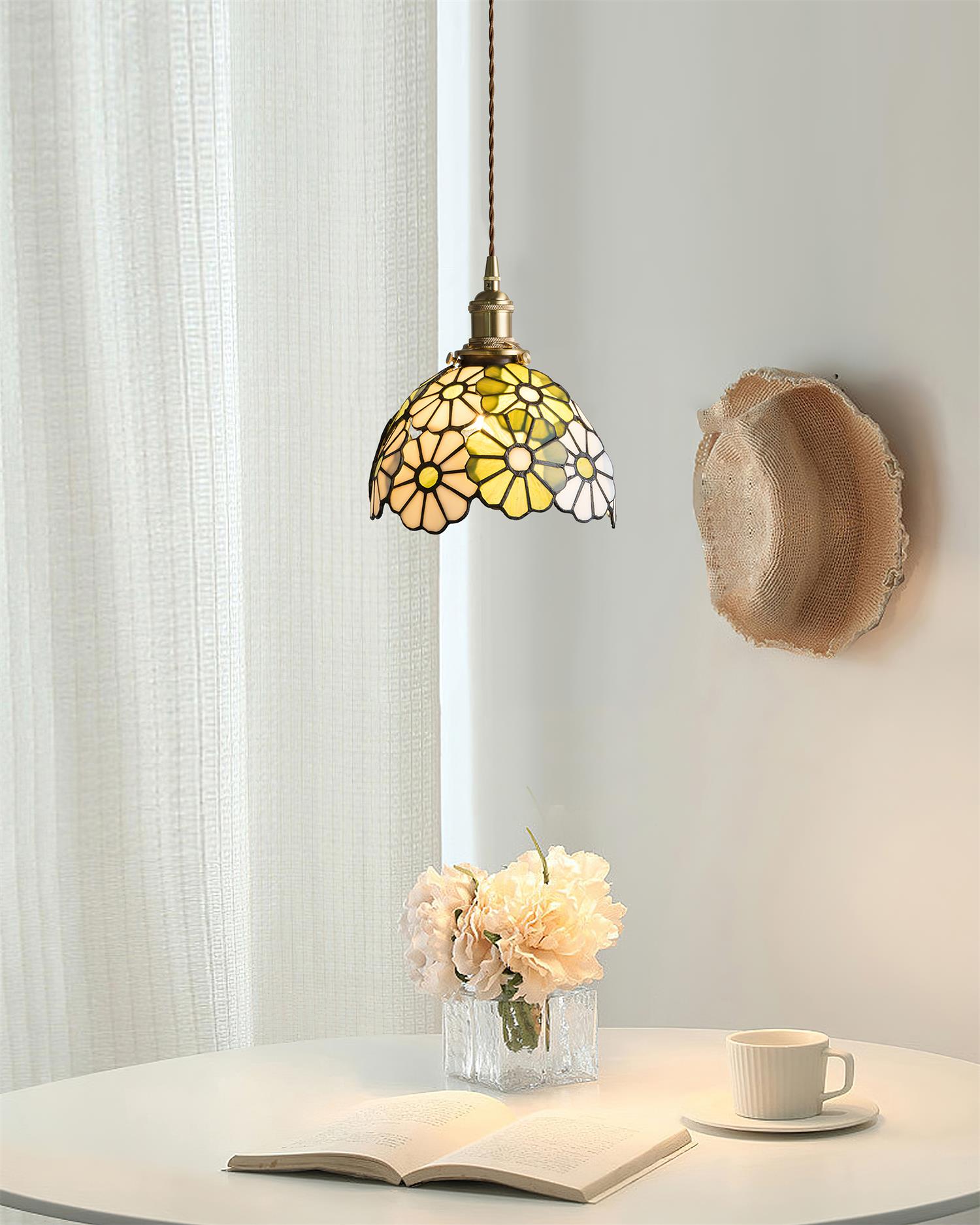 Suka Floral Plug In Pendant Lamp