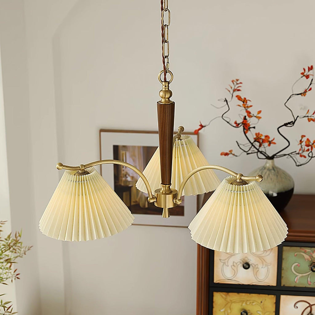 Suki Pleated Chandelier