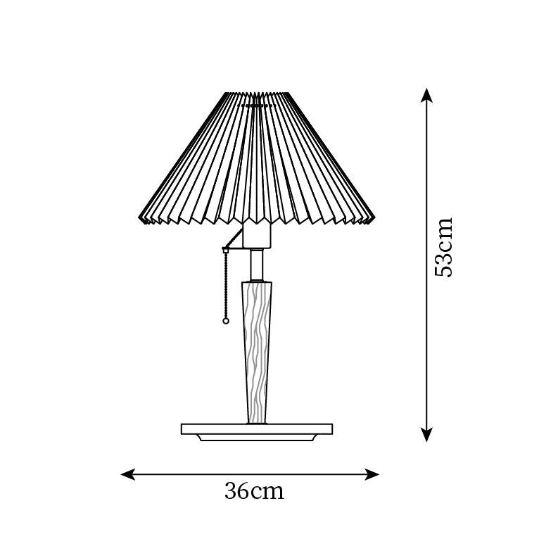 Suki Pleated Table Lamp