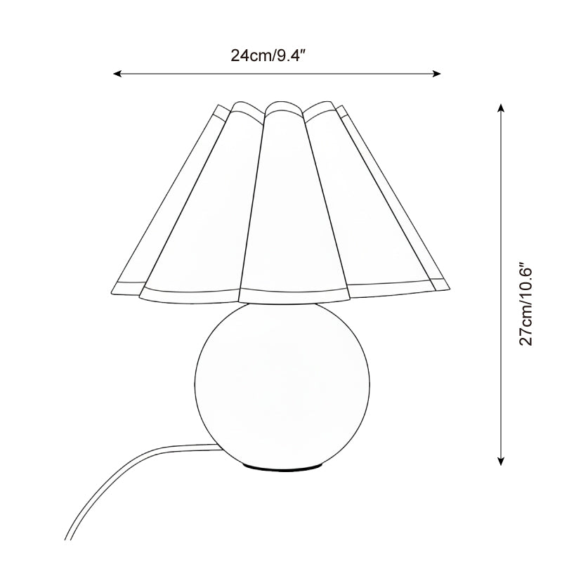 Sunburst Table Lamp
