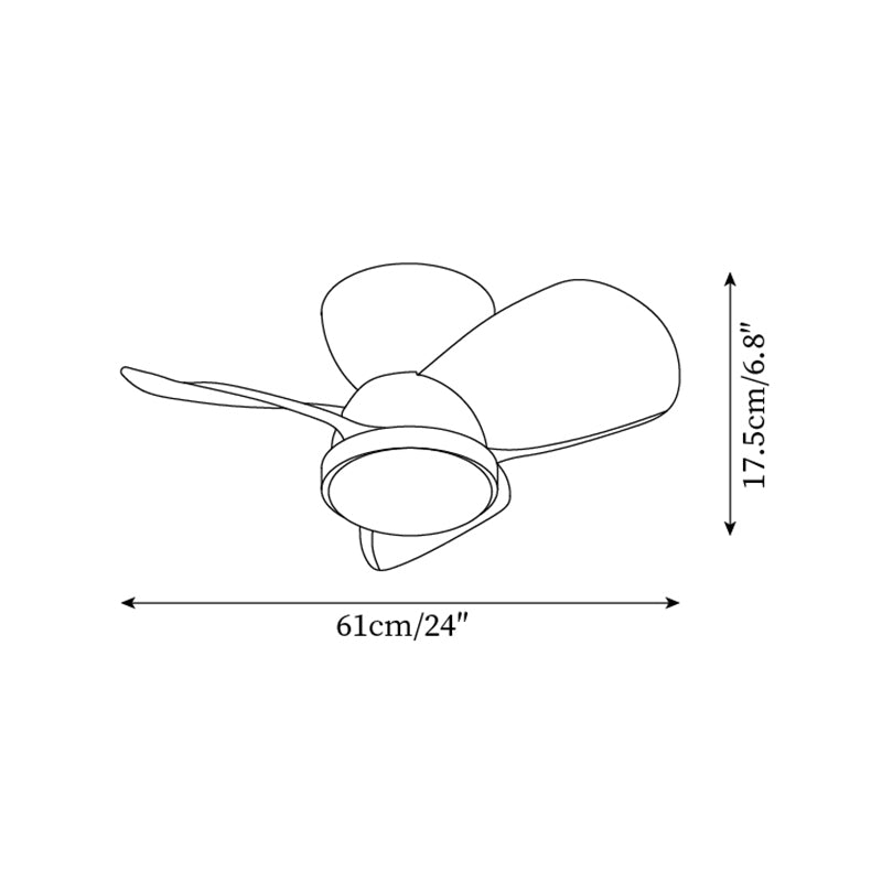 Talaya 24″ Ceiling Fan Light
