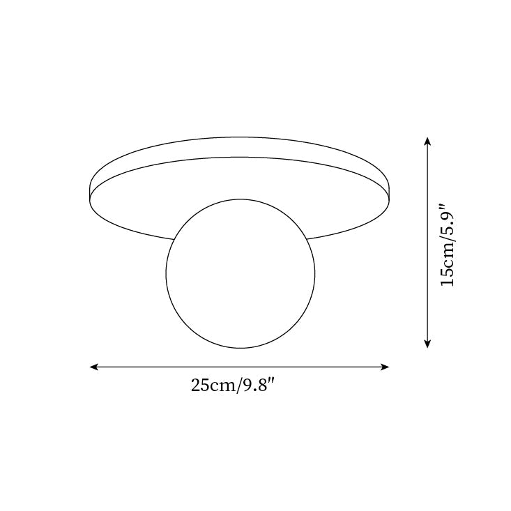 Tanner Globe Ceiling Light