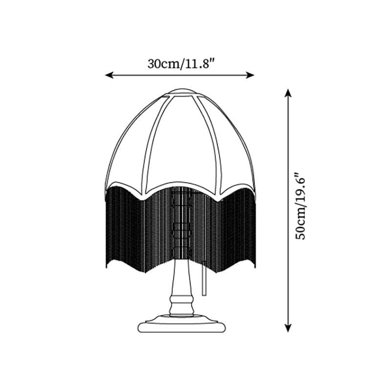 Tassel Bead Table Lamp