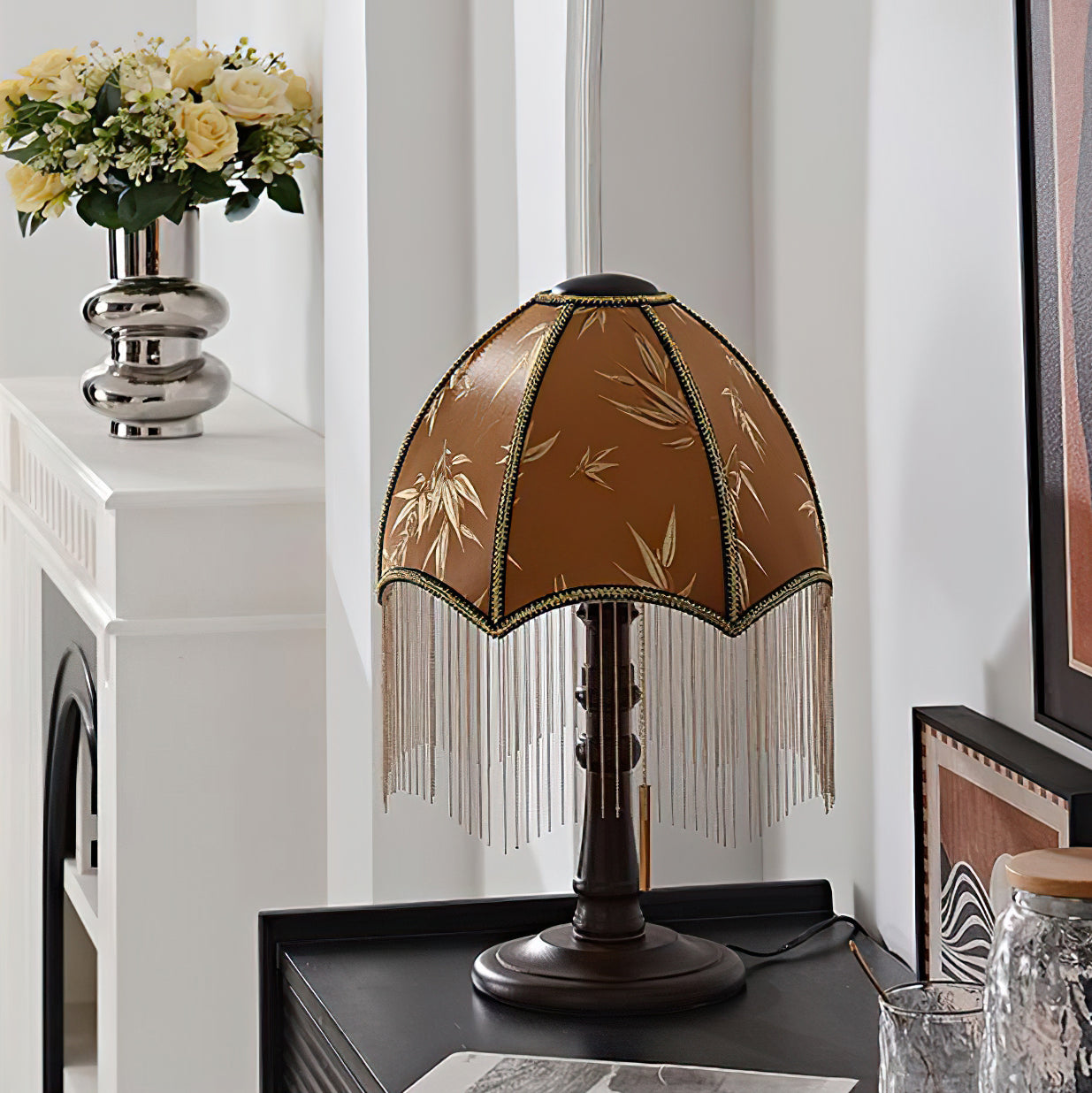 Tassel Bead Table Lamp