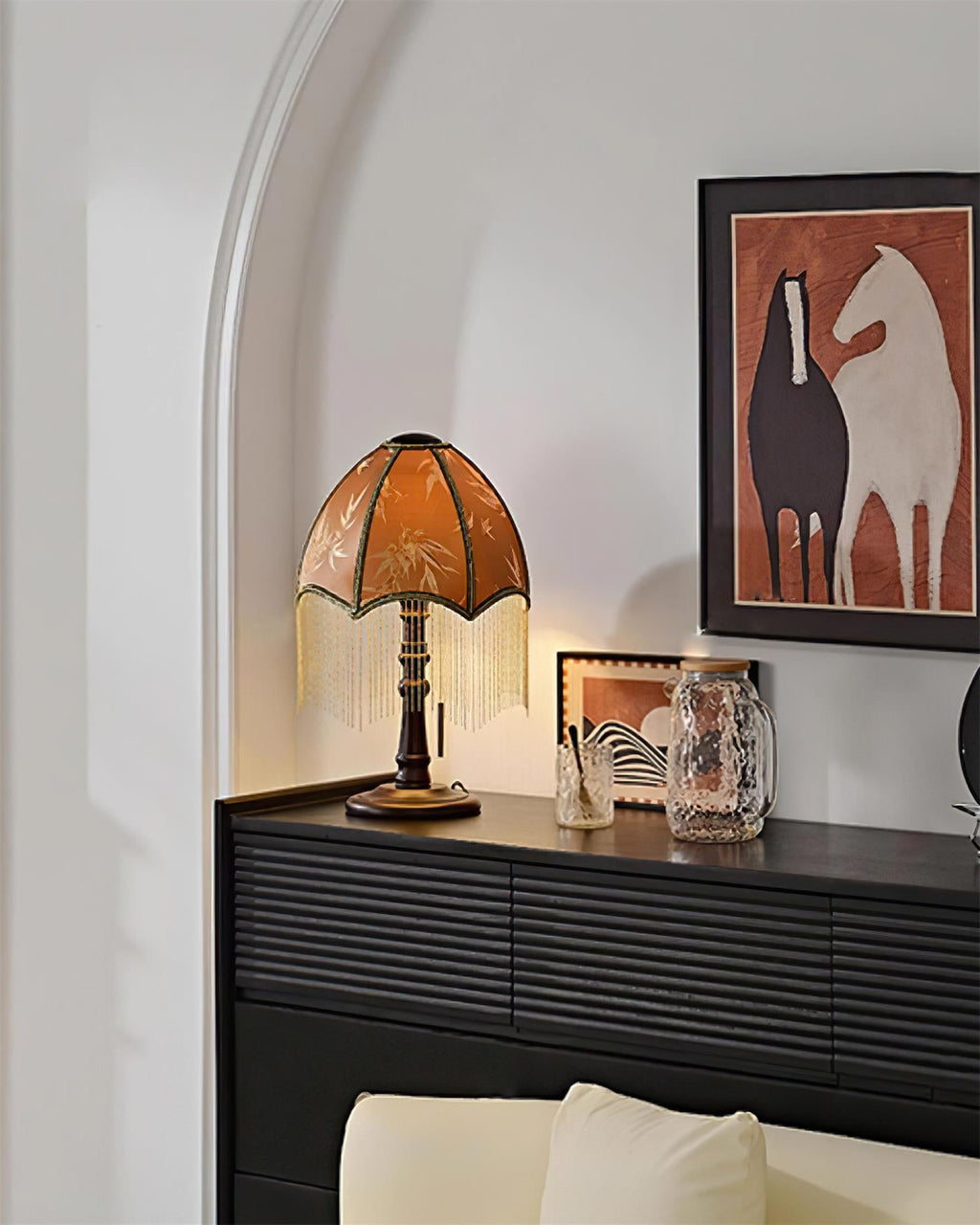 Tassel Bead Table Lamp