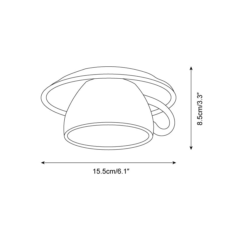 Teacup Ceiling Lamp