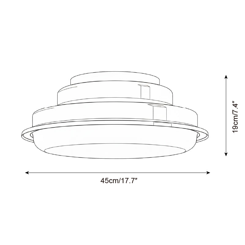 Terraced Stack Ceiling Lamp