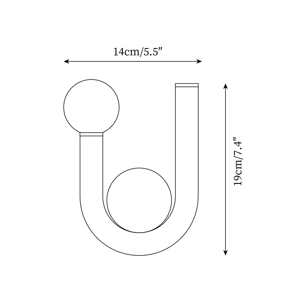 Thalia U Wall Lamp