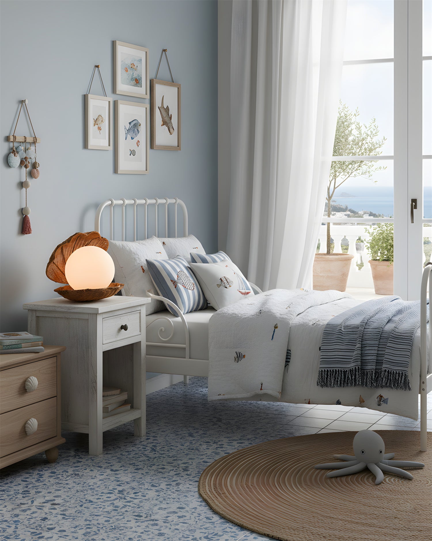 Tide’s Seashell  Table Lamp