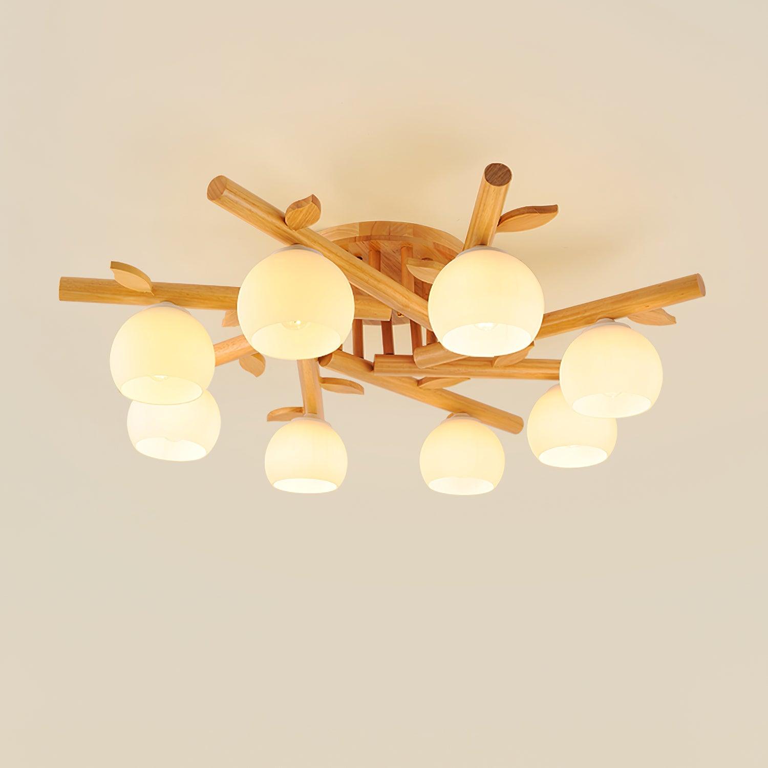Tinsley Wood Ceiling Light