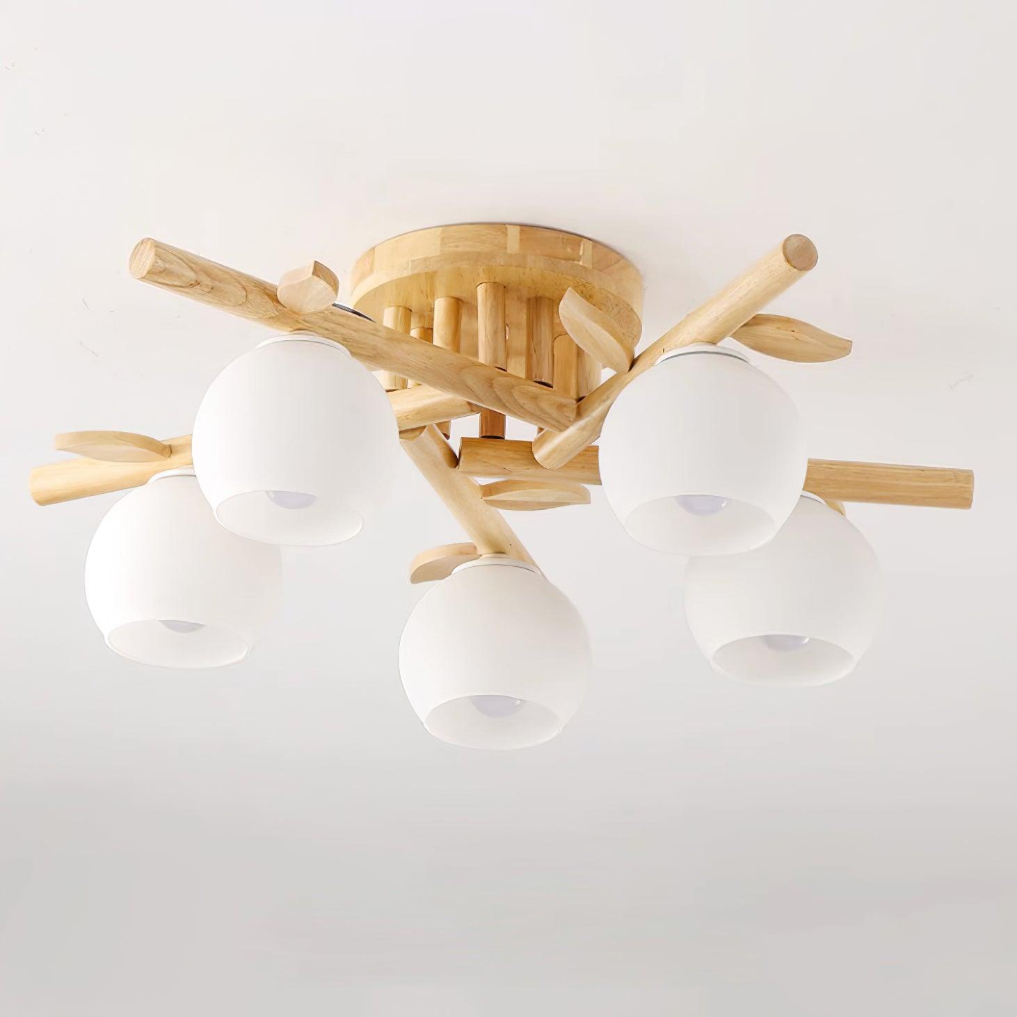 Tinsley Wood Ceiling Light