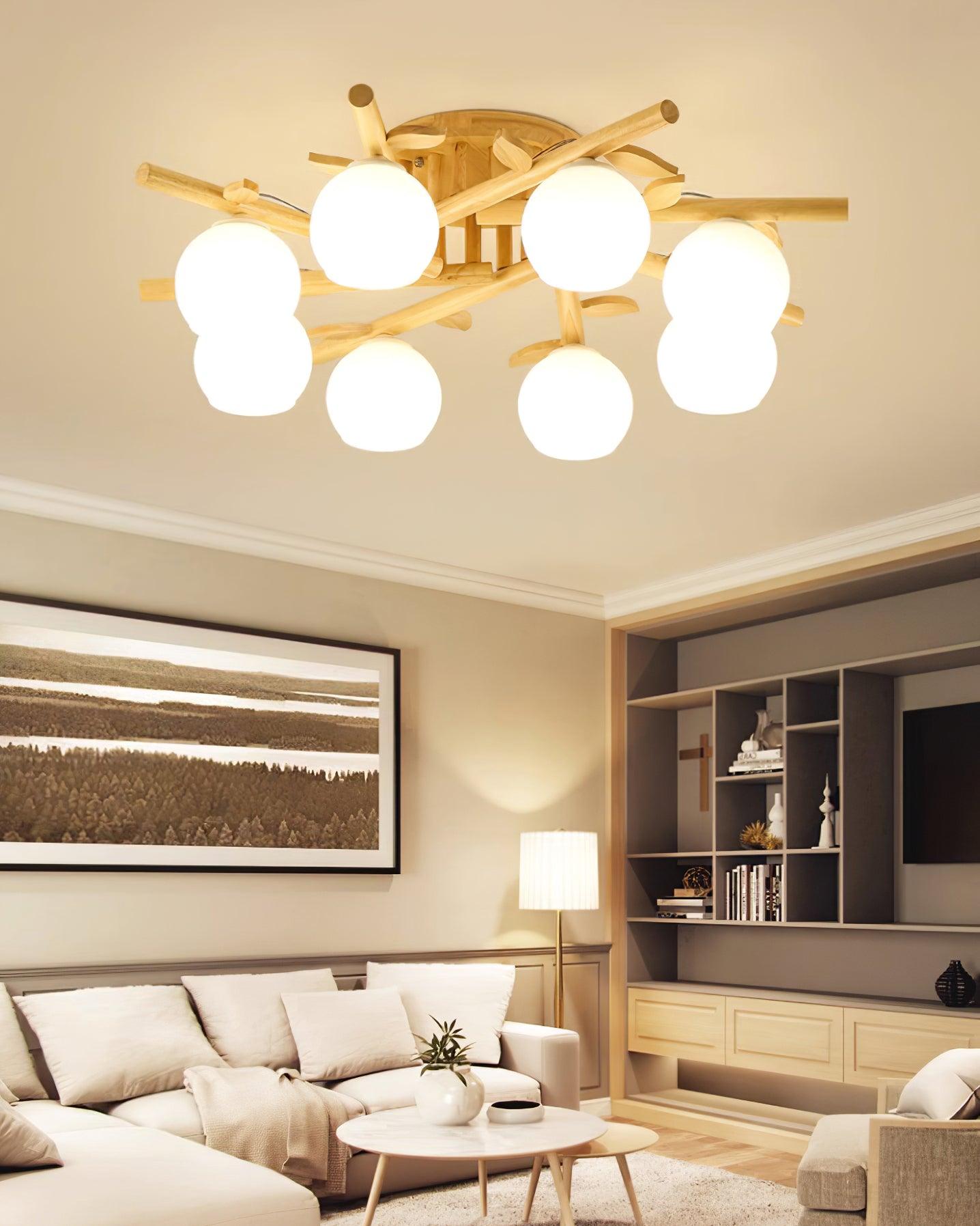 Tinsley Wood Ceiling Light