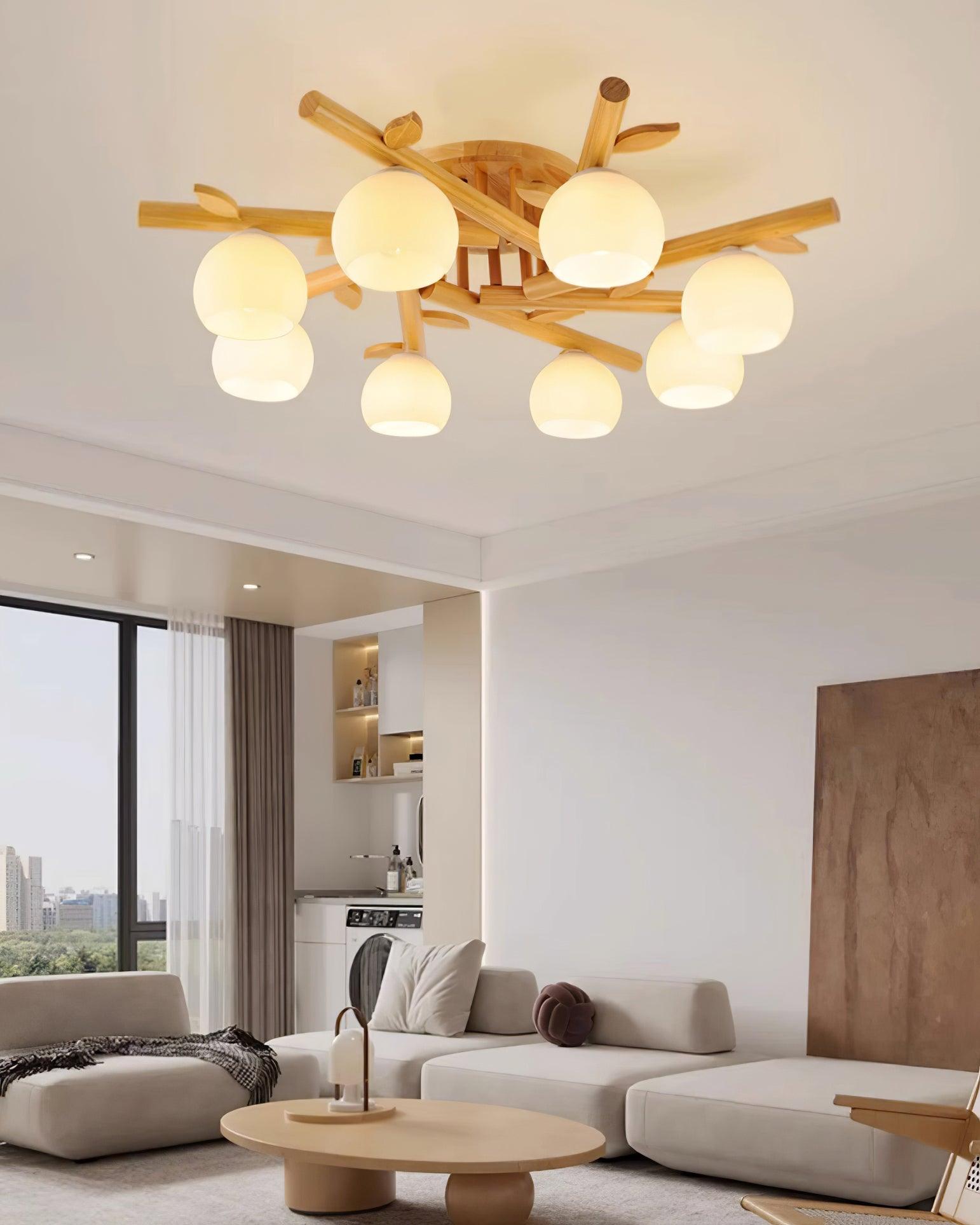 Tinsley Wood Ceiling Light