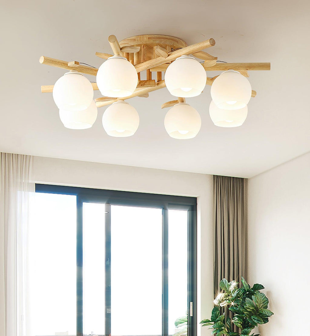 Tinsley Wood Ceiling Light
