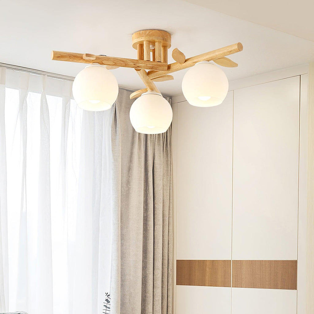 Tinsley Wood Ceiling Light