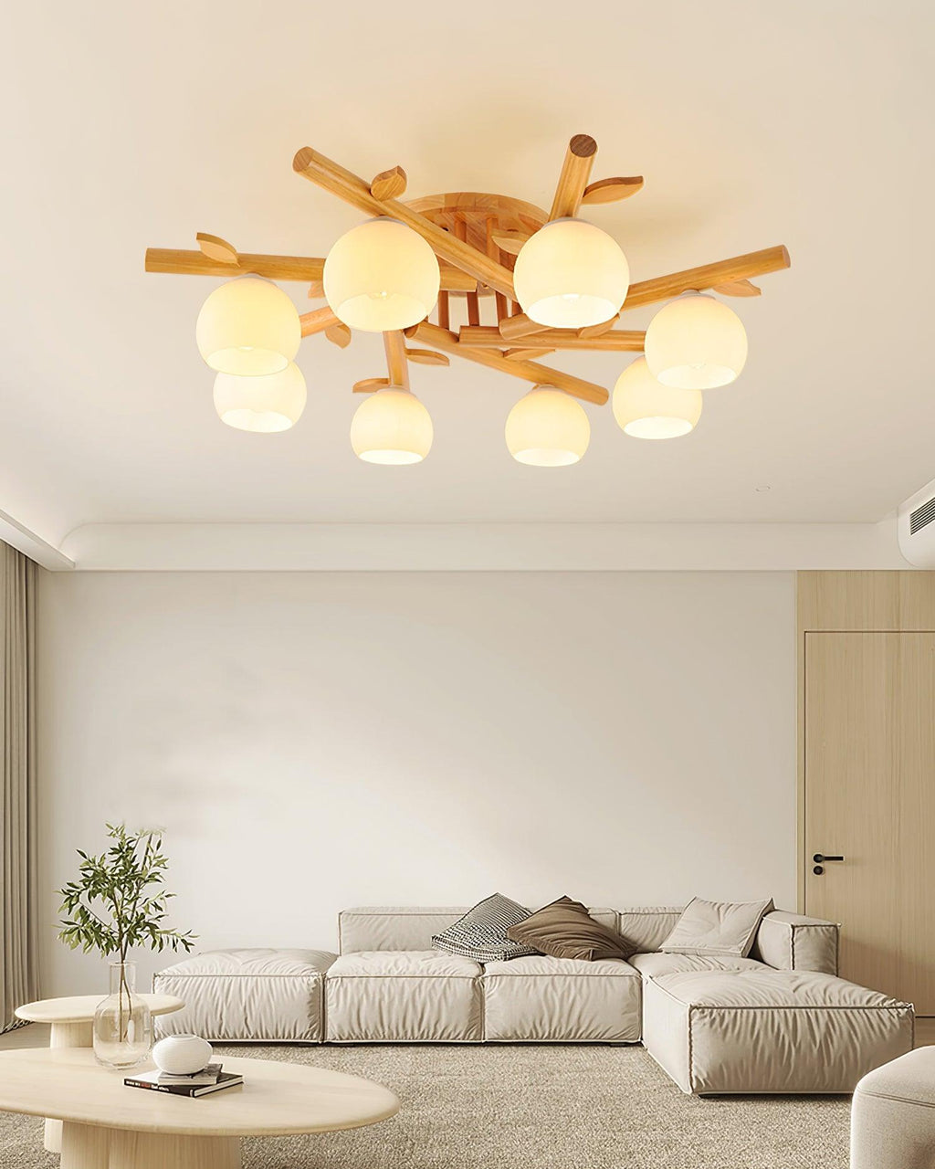 Tinsley Wood Ceiling Light