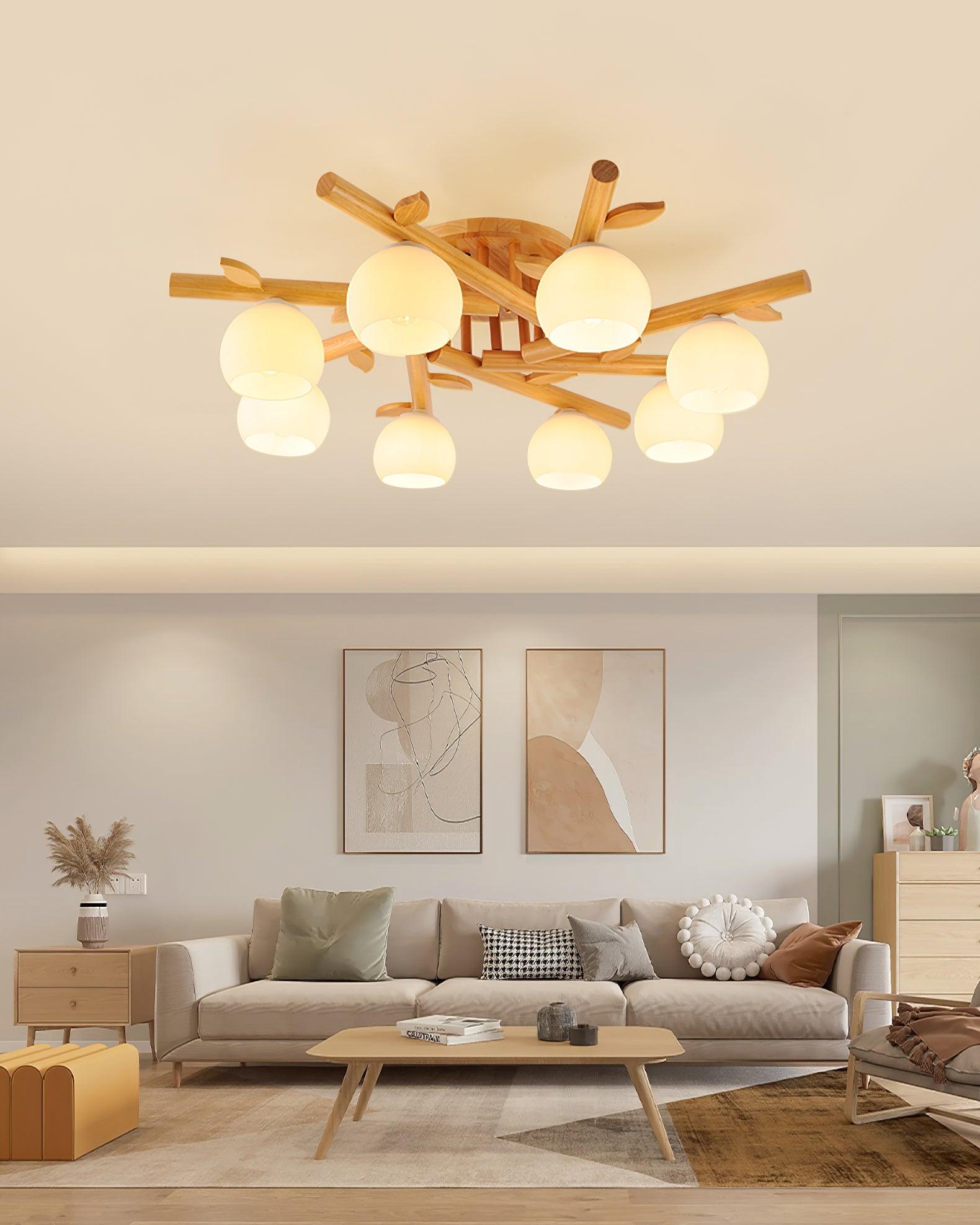 Tinsley Wood Ceiling Light