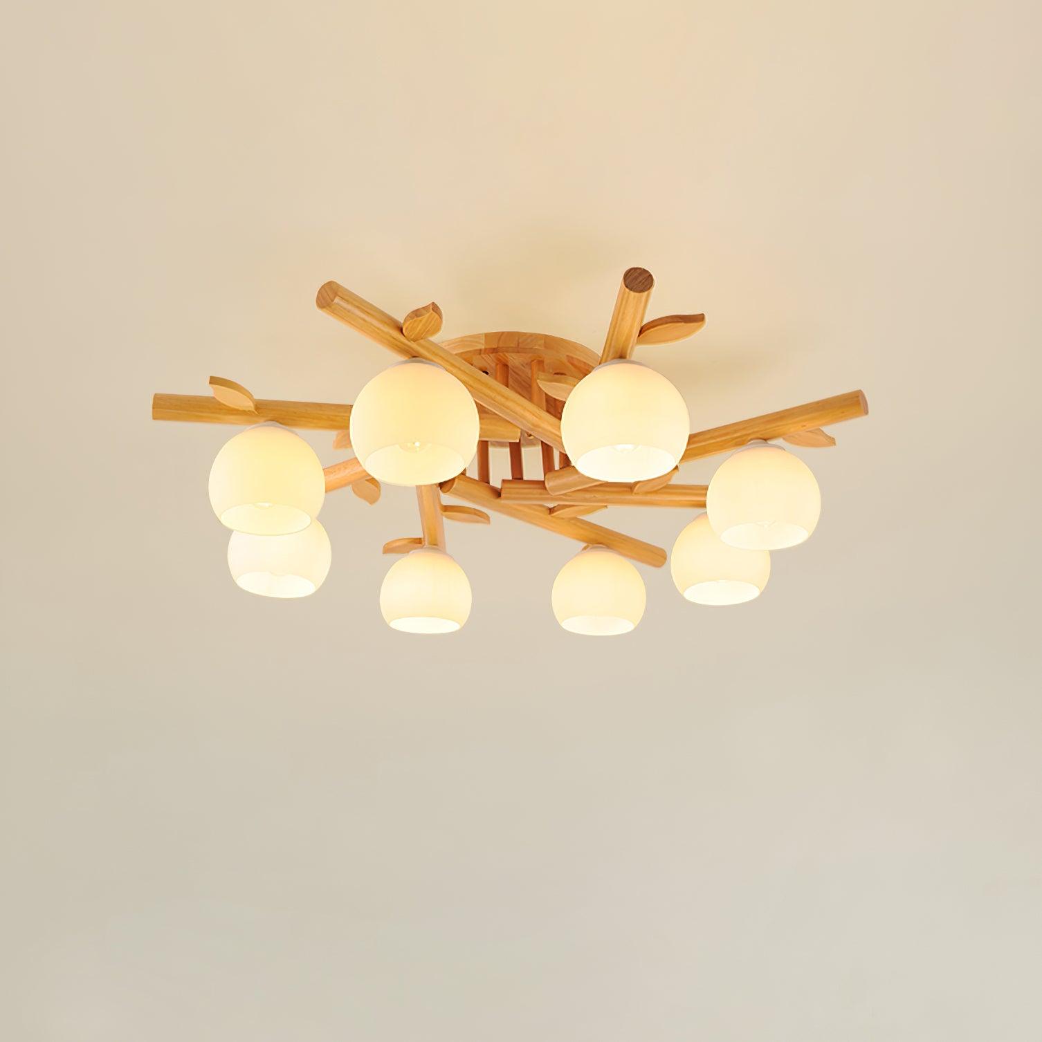 Tinsley Wood Ceiling Light