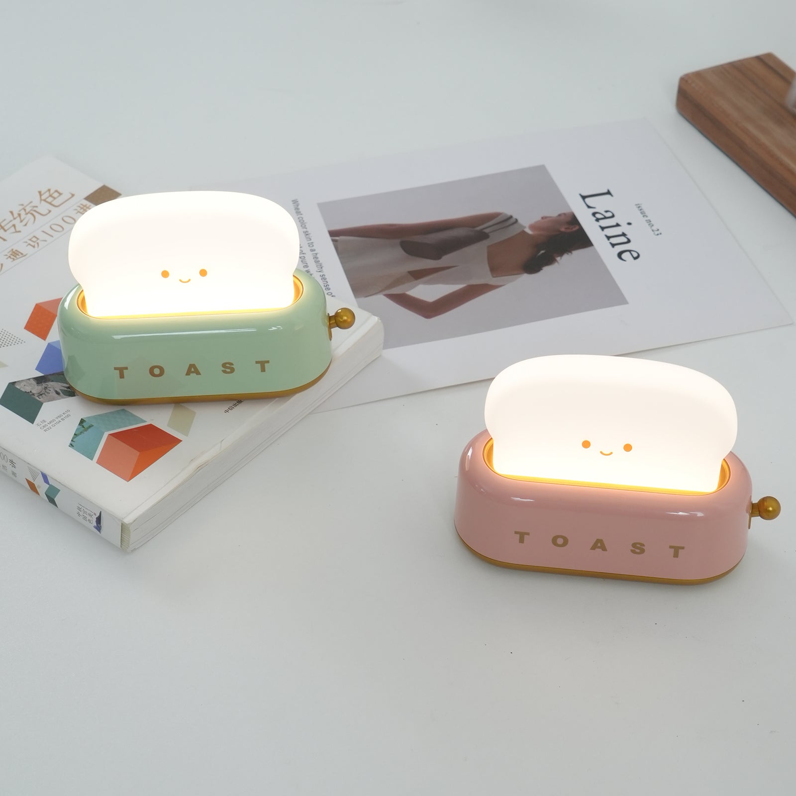 Toaster Table Lamp (built-in battery)