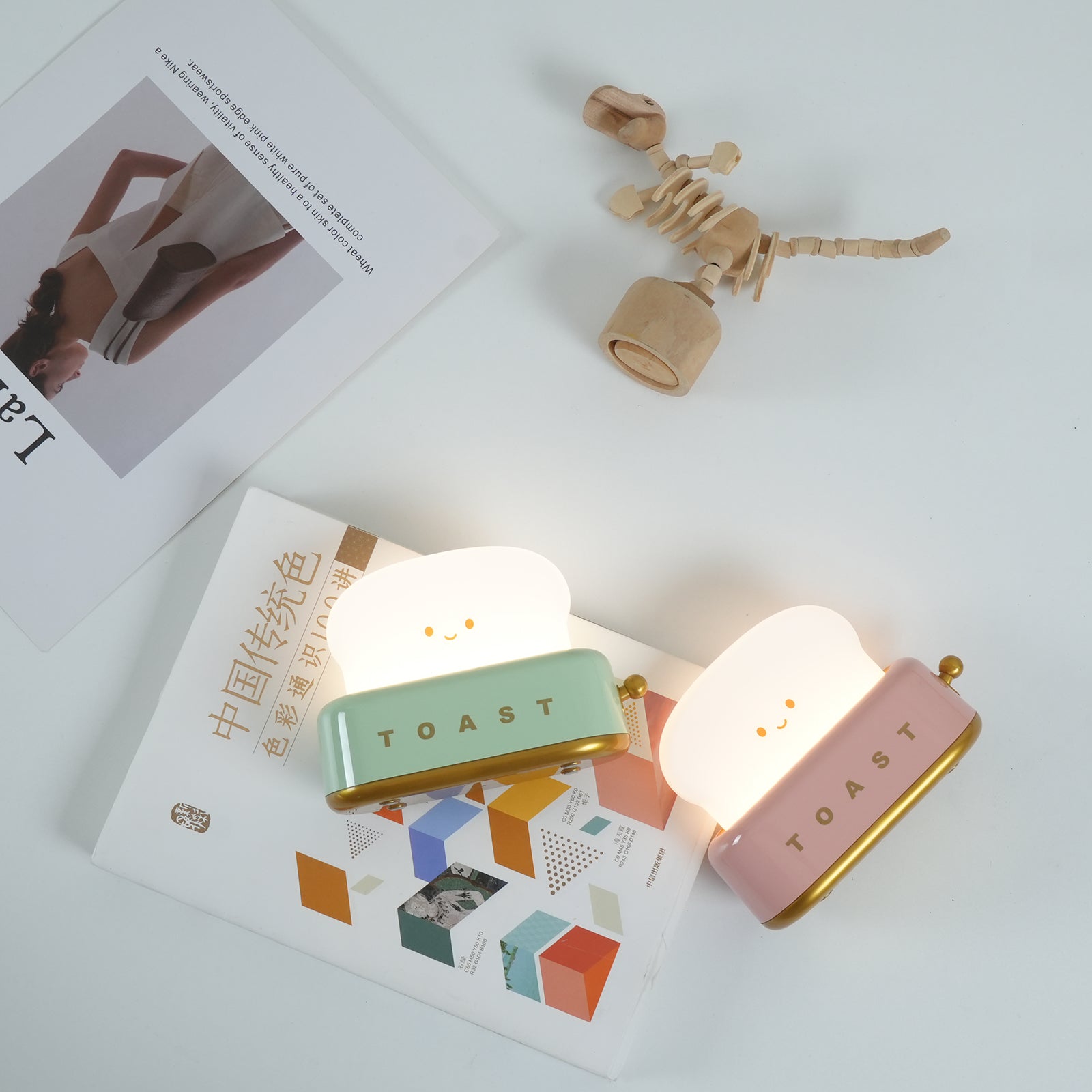 Toaster Table Lamp (built-in battery)