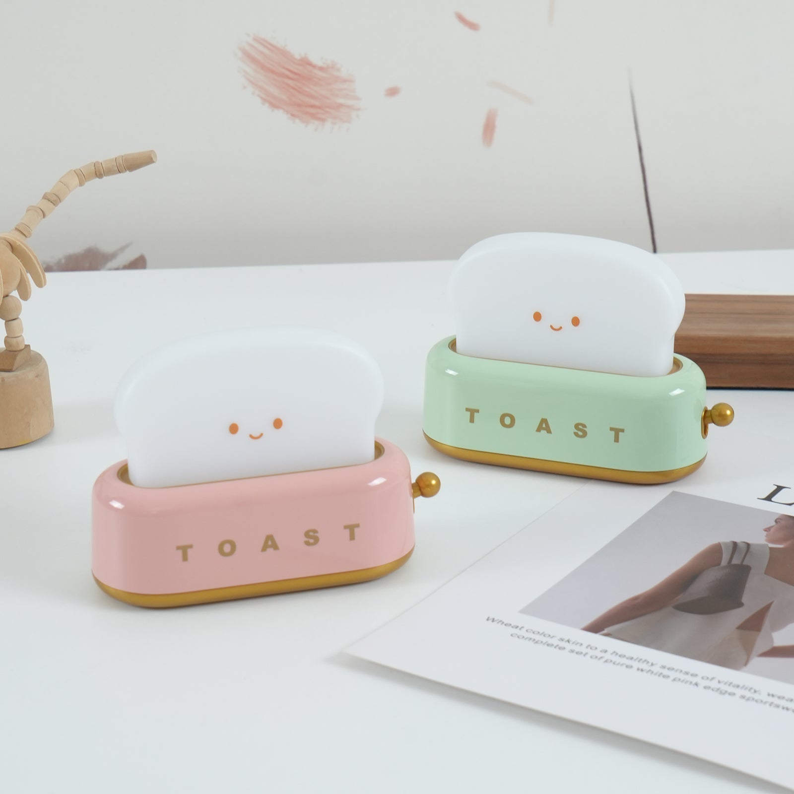 Toaster Table Lamp (built-in battery)