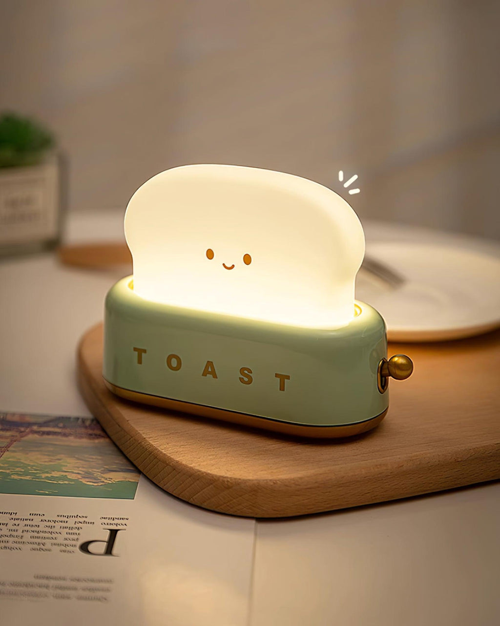 Toaster Table Lamp (built-in battery)