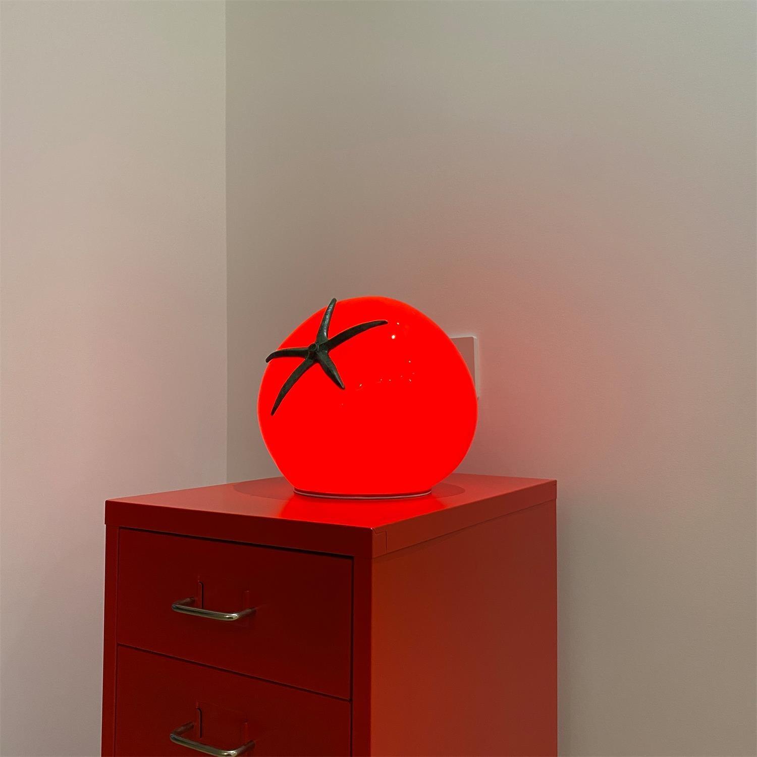 Tomato Resin Table Lamp