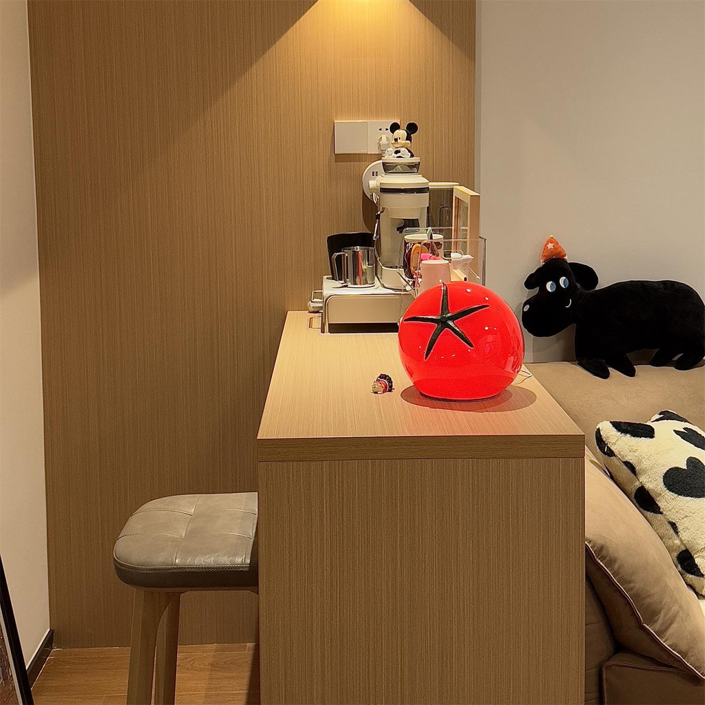 Tomato Resin Table Lamp