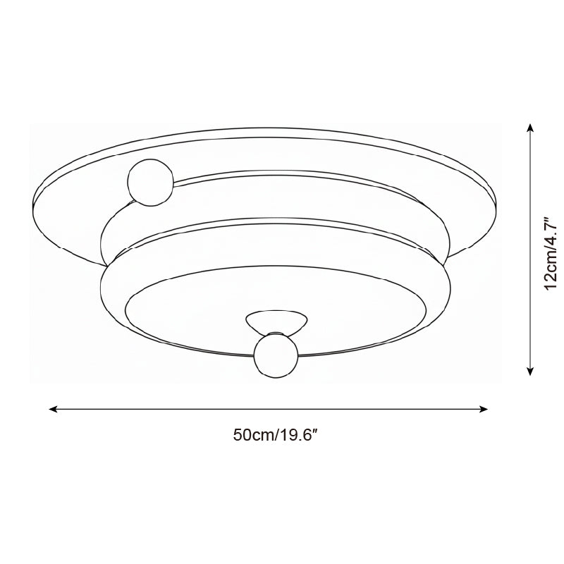 Tranquil Wood Ceiling Lamp
