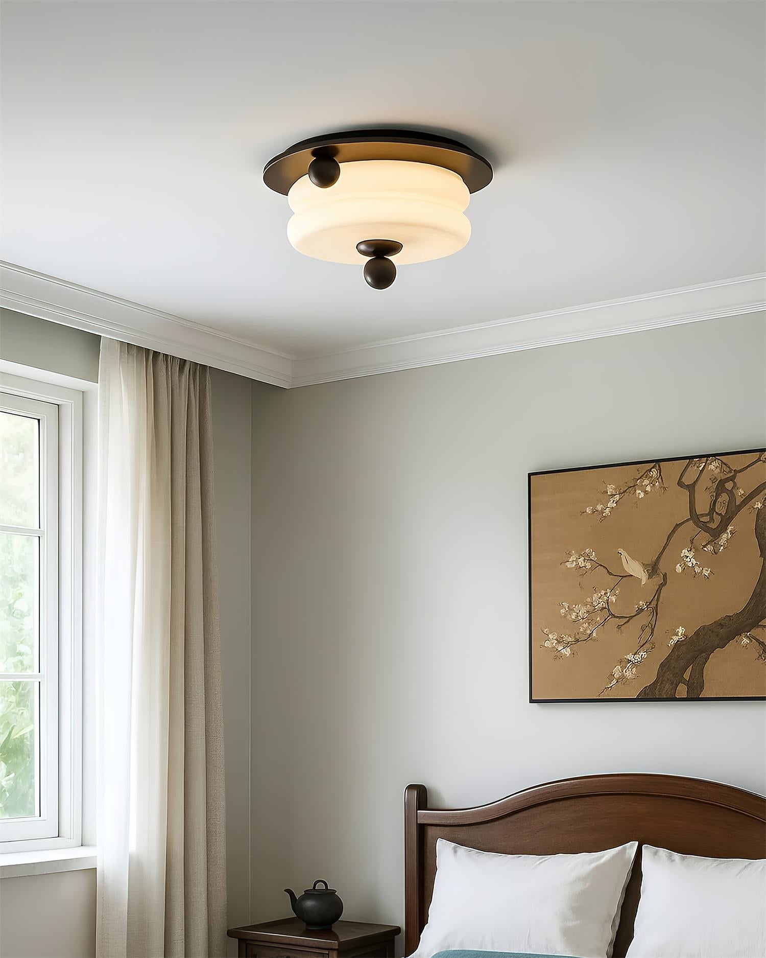 Tranquil Wood Ceiling Lamp