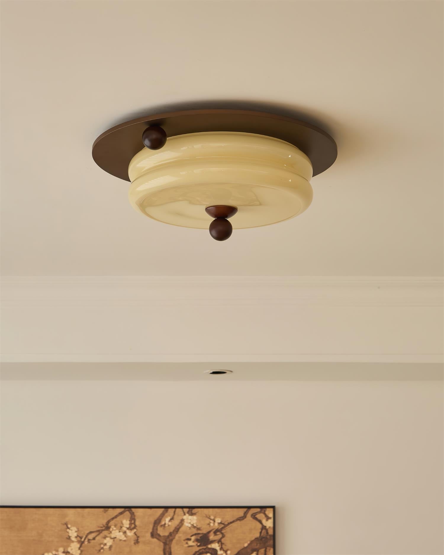 Tranquil Wood Ceiling Lamp