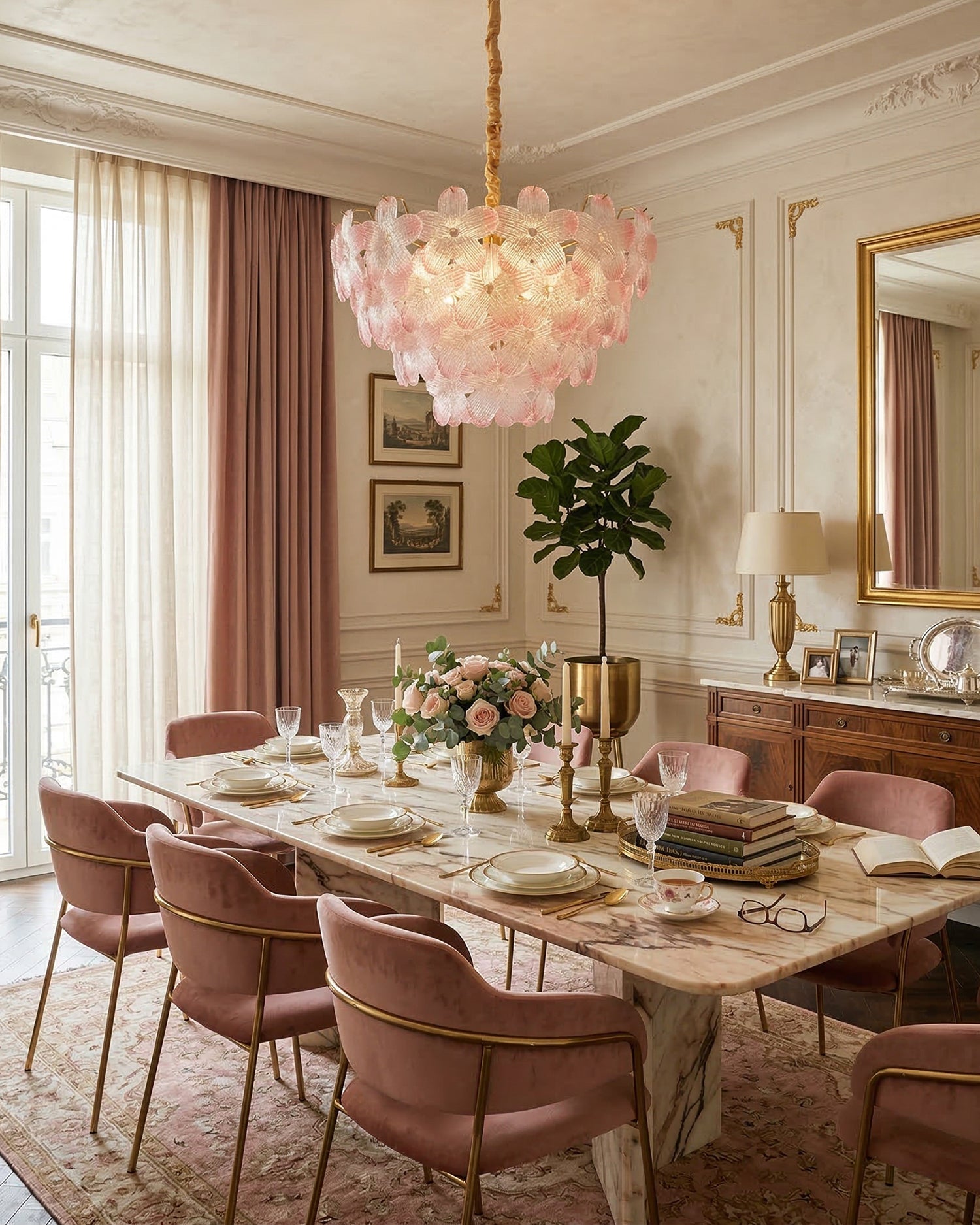 Treviso Flower Chandelier
