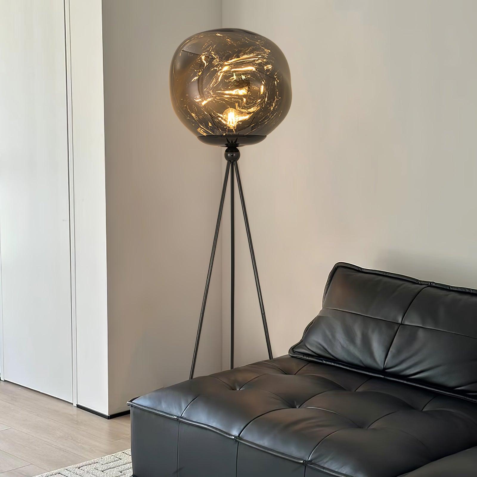 Tripod Rock Lava Floor Lamp