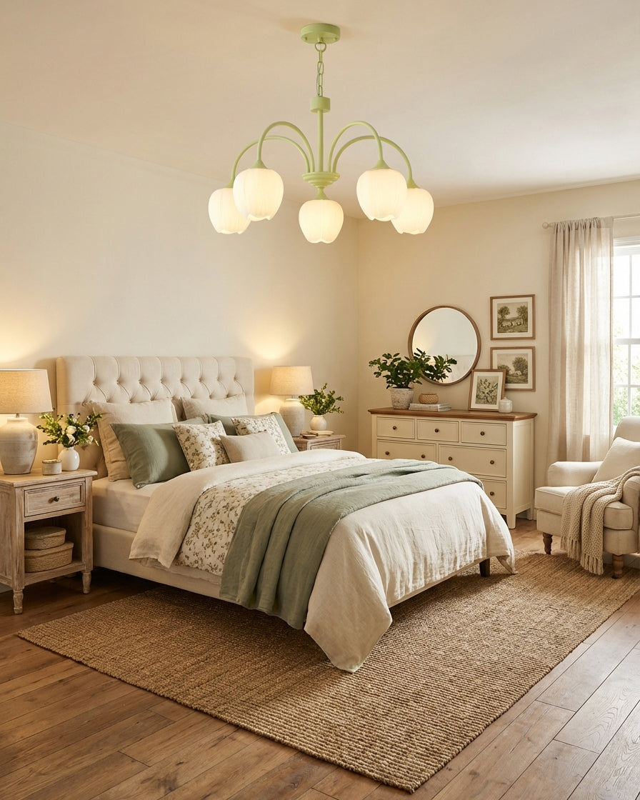 Tulip Matcha Chandelier