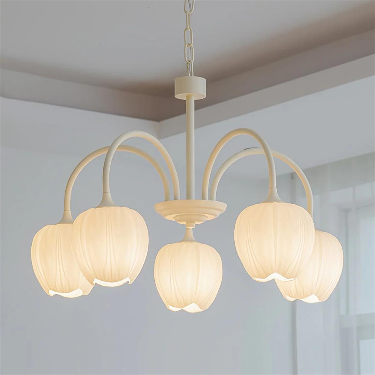 Tulip Matcha Chandelier