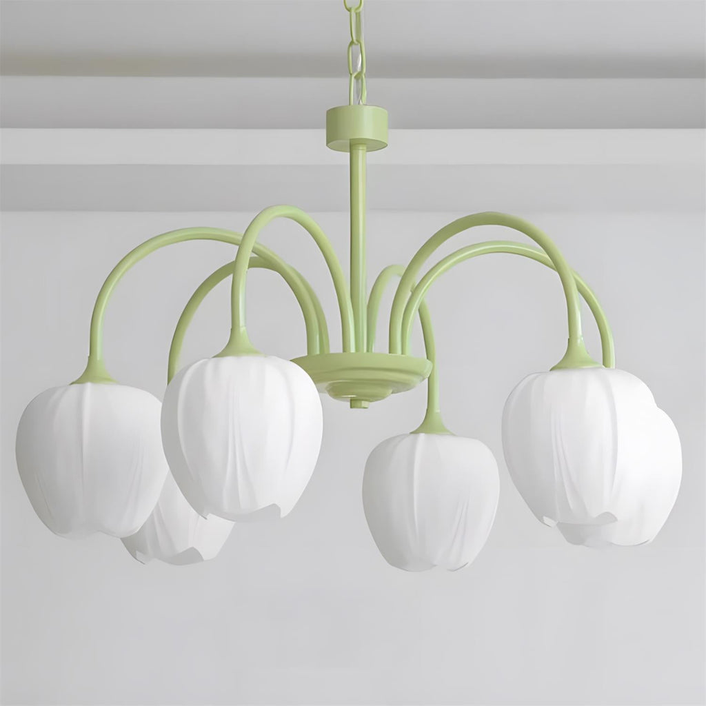Tulip Matcha Chandelier