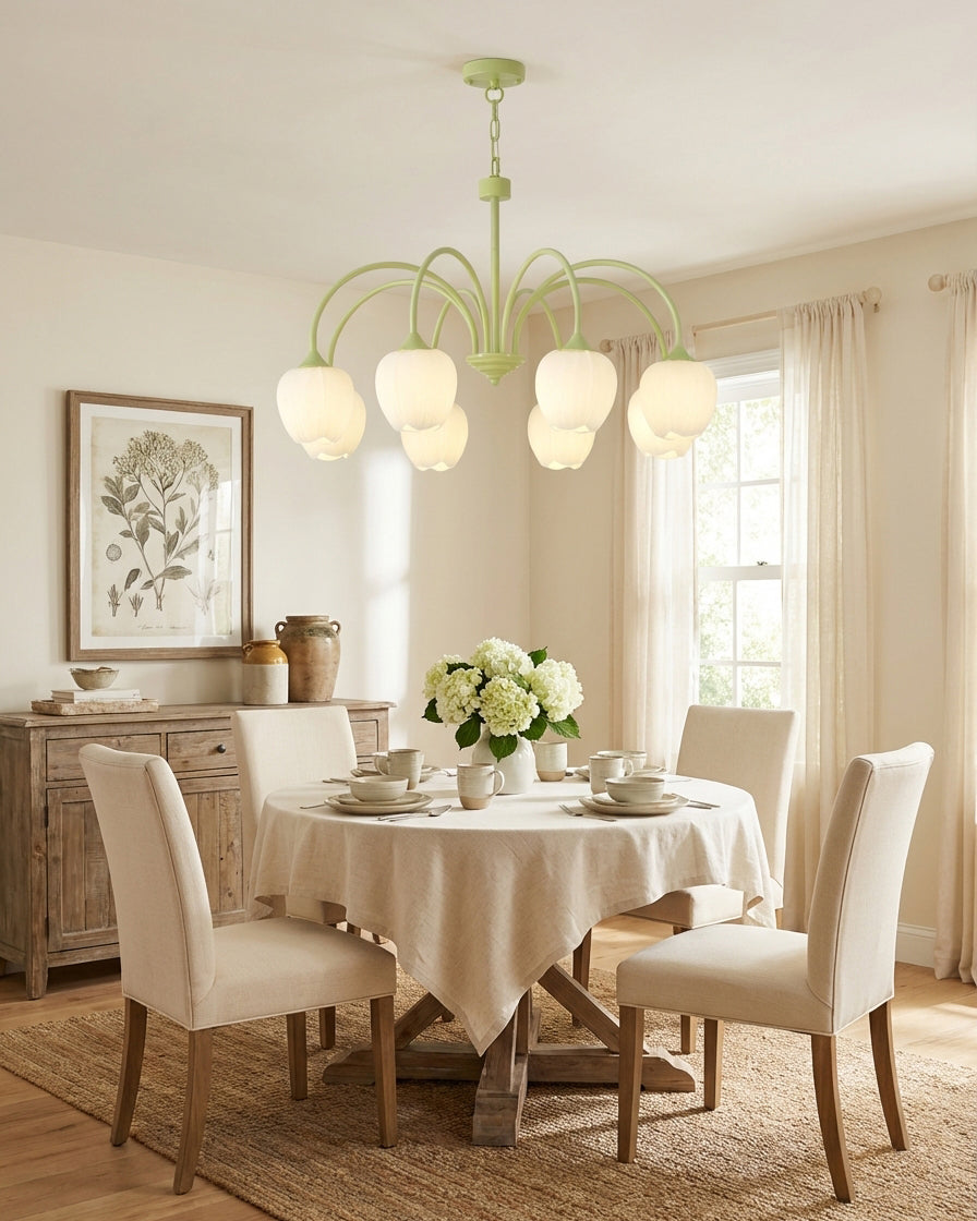Tulip Matcha Chandelier