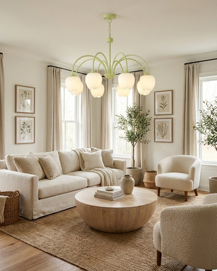 Tulip Matcha Chandelier
