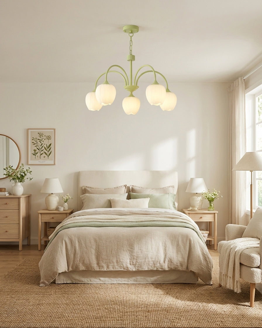 Tulip Matcha Chandelier