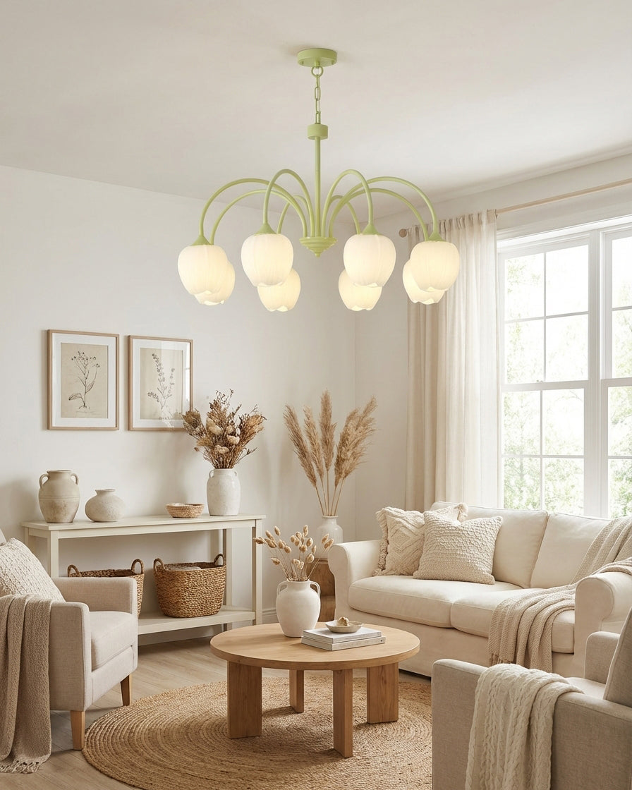 Tulip Matcha Chandelier