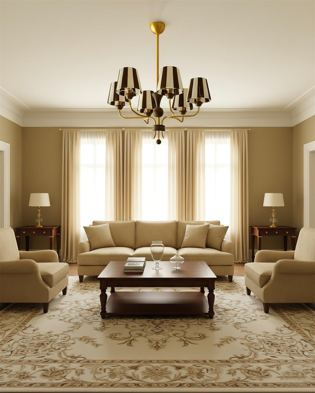 Twilight Stripe Chandelier