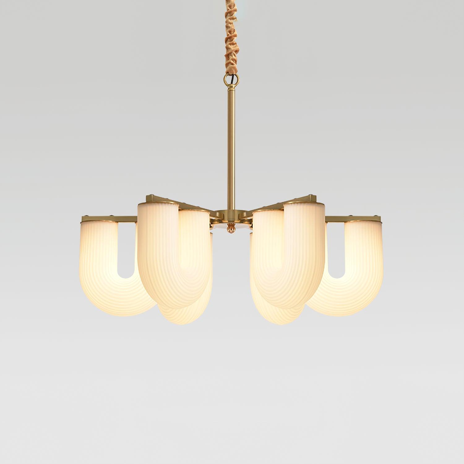 U Shaped Chandelier