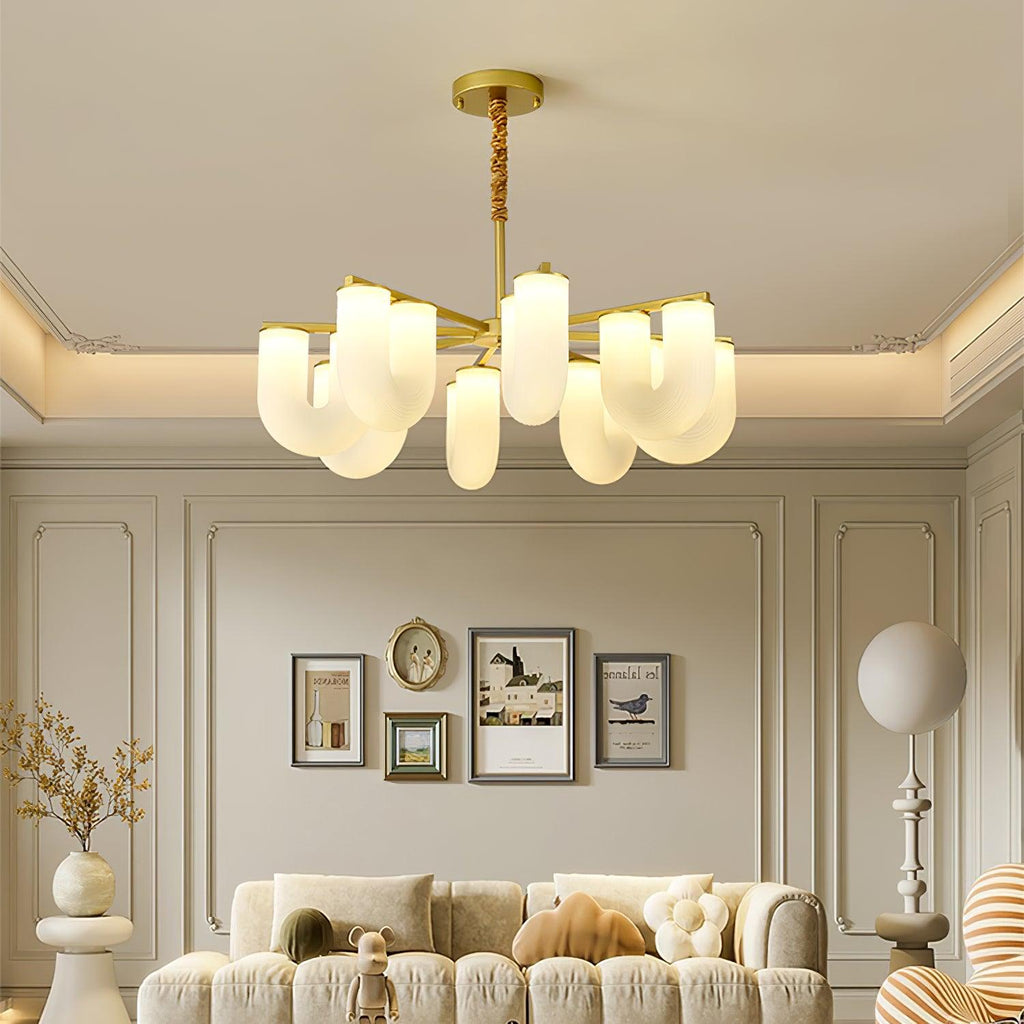 U Shaped Chandelier